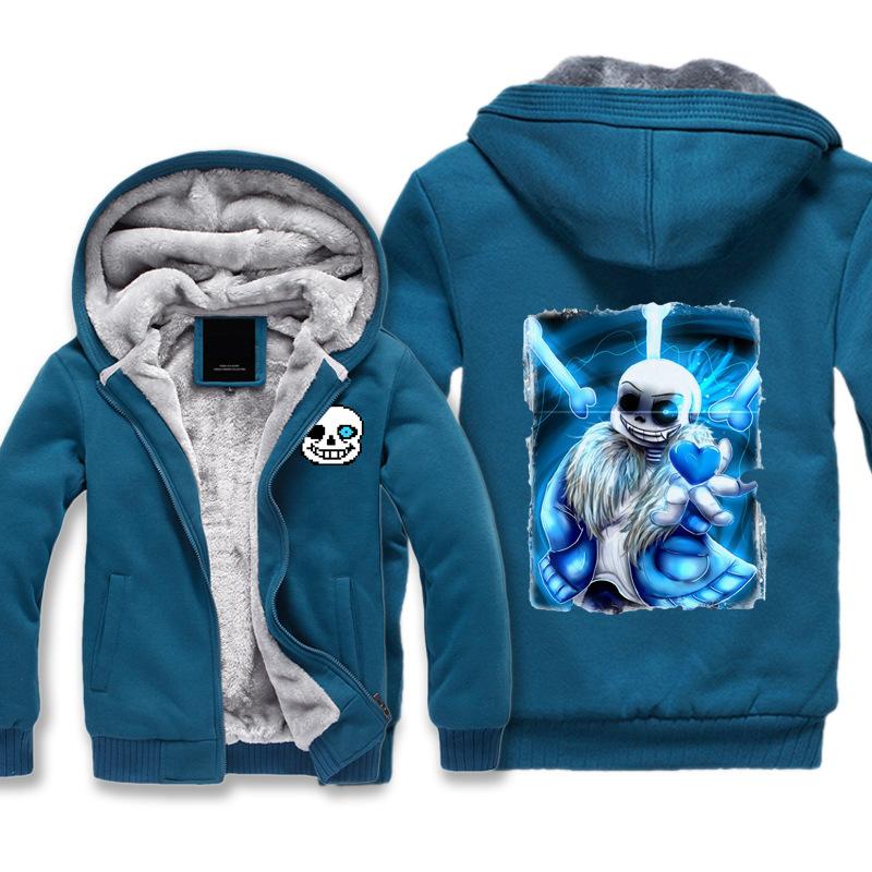 Undertale Jackets - Solid Color Undertale Trial Eye Super Cool Fleece Jacket