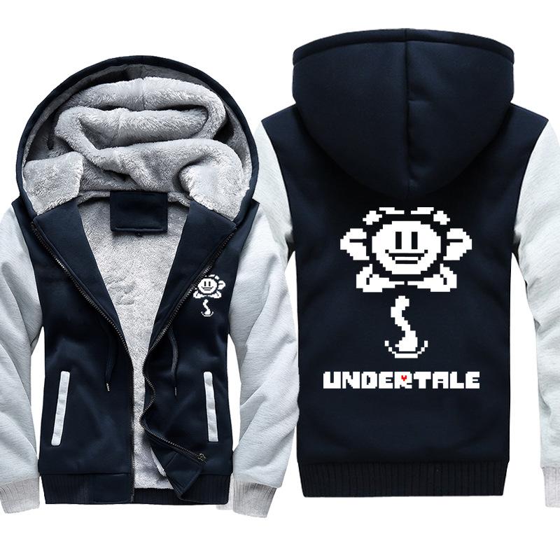 Undertale Jackets - Solid Color Undertale Floret Super Cool Fleece Jacket