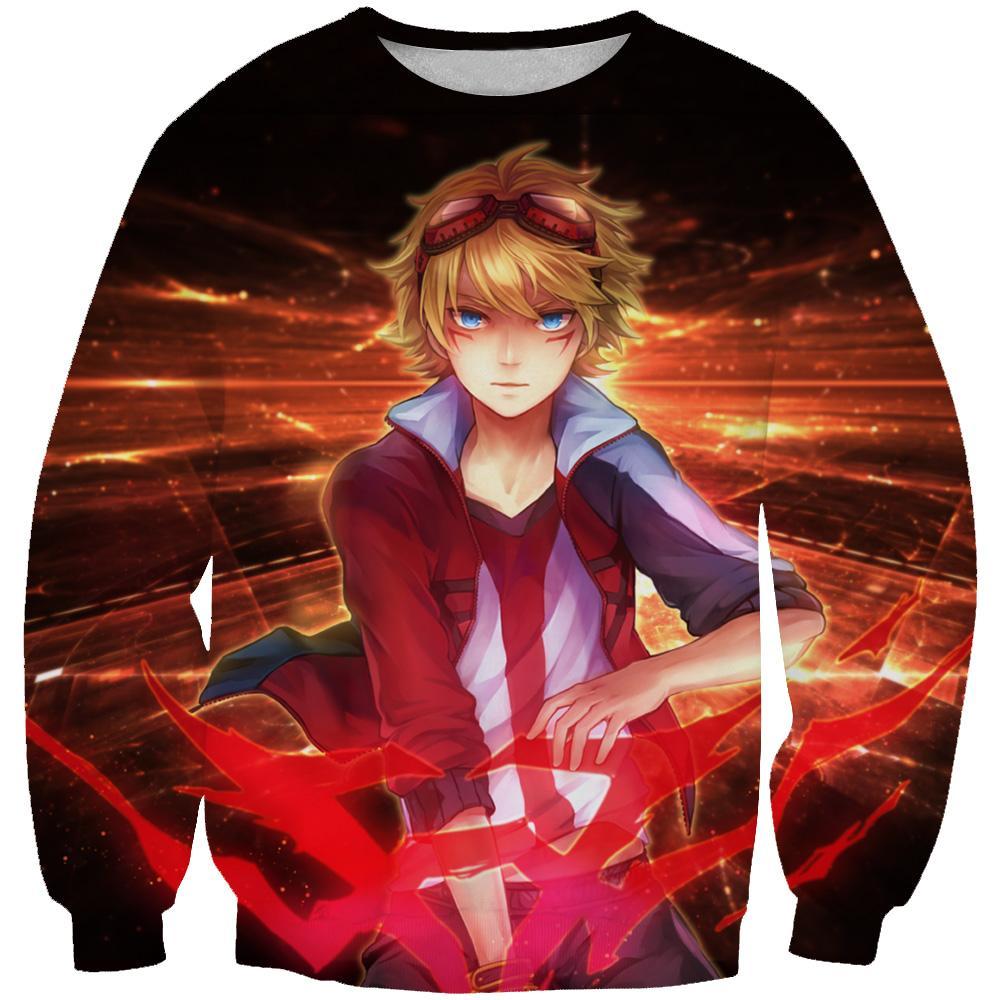 League of Legends Ezreal Hoodies  -  Ezreal Pullove Red Hoodie