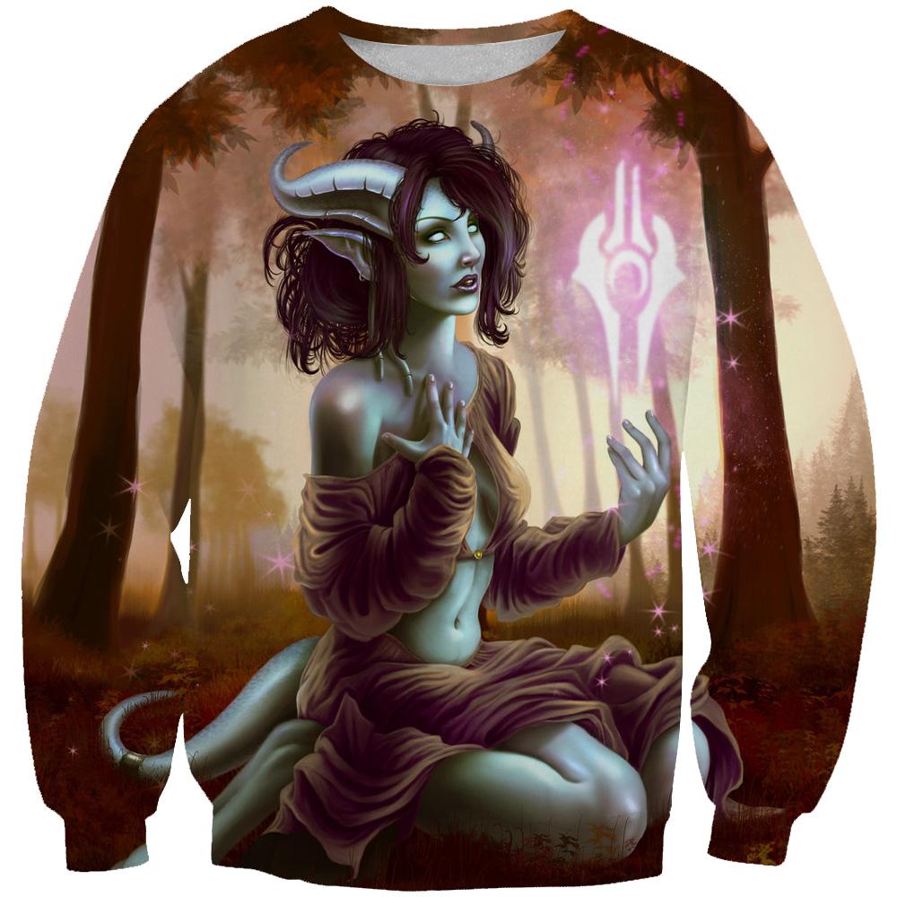 World of Warcraft Draenei Hoodies - Pullover Sexy Draenei Apparel Hoodie