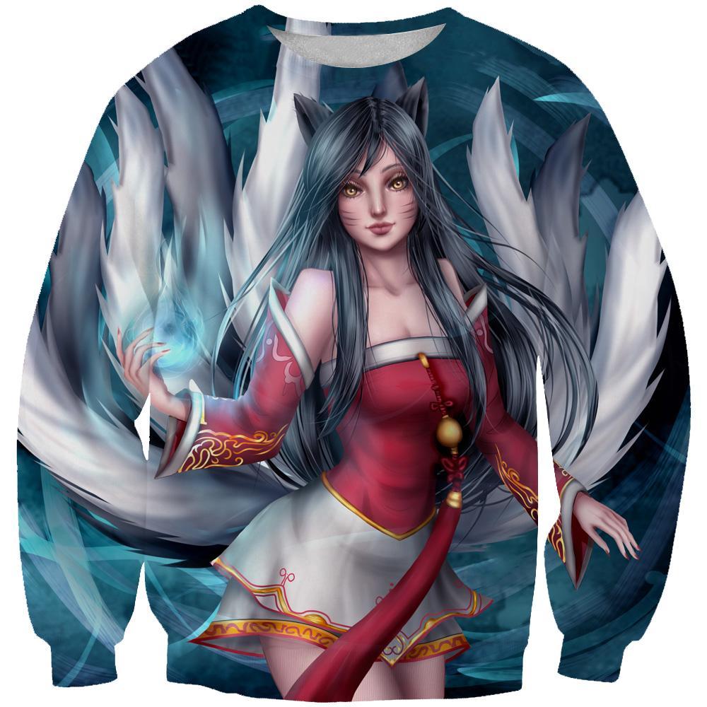 League of Legends Ahri Hoodies - Pullover Sexy  Ahri Hoodie