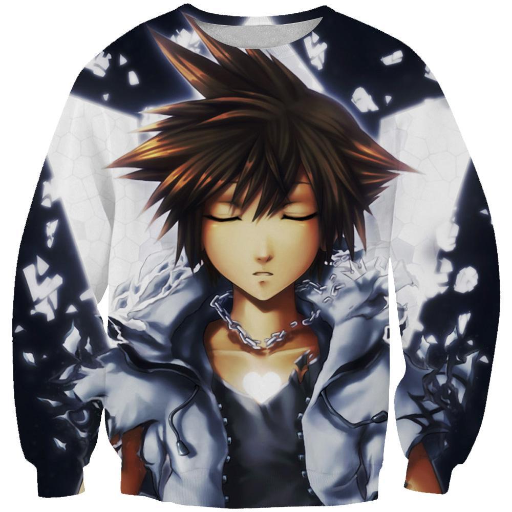 Kingdom Hearts Sora Hoodies - Pullover Sleeping Sora Hoodie