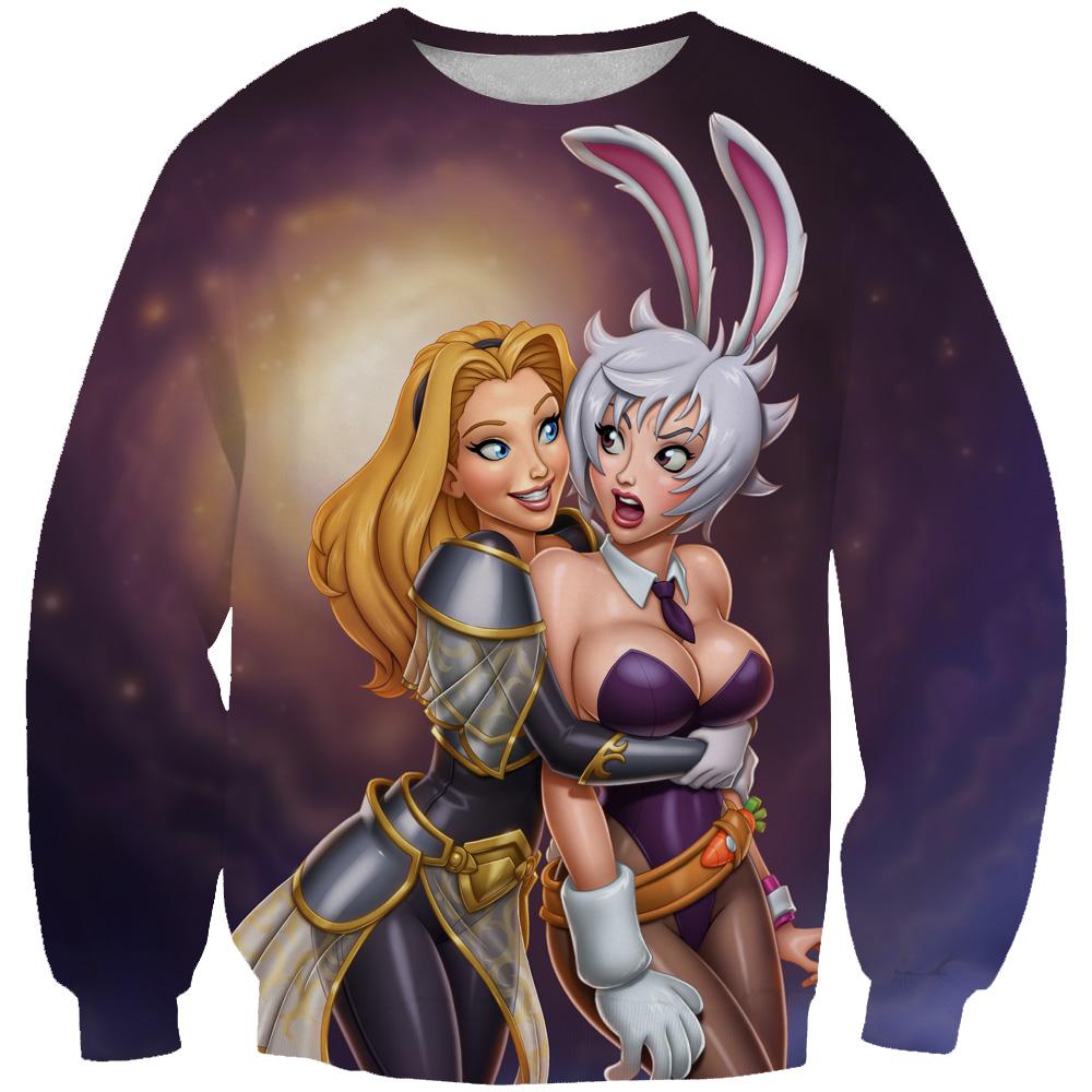 League of Legends Lux and Riven Hoodies - Pullover Disney Style Hoodie