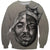 2Pac and Notorious Big Hoodies - Biggie Smalls Tupac Pullover Grey Hoodie