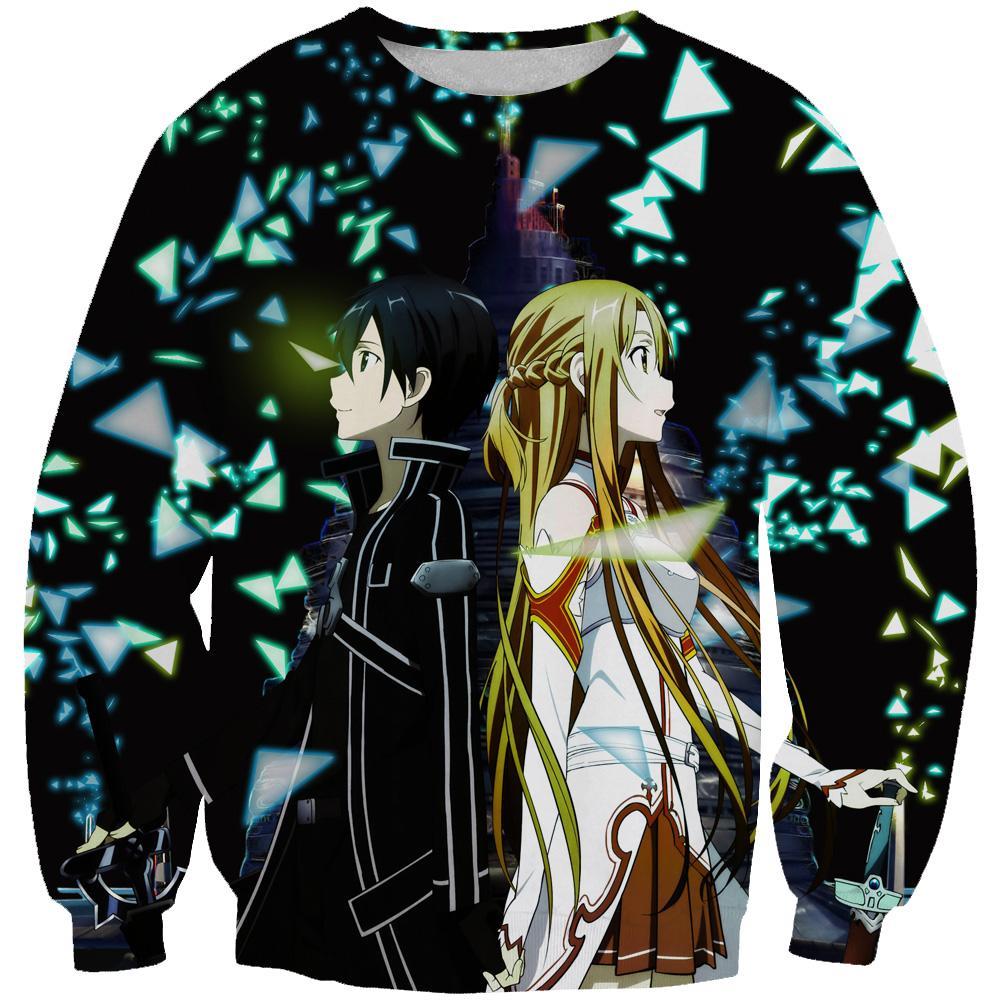 Sword Art Online Hoodies - Pullover Black Hoodie