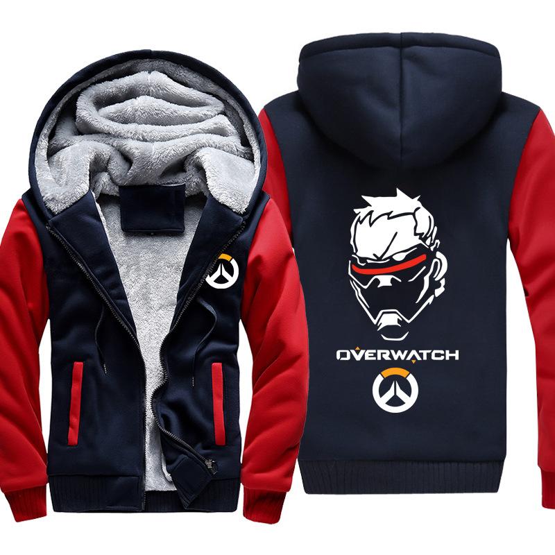 Overwatch 76 Soldier Jackets - Zip Up Black Super Cool Jacket