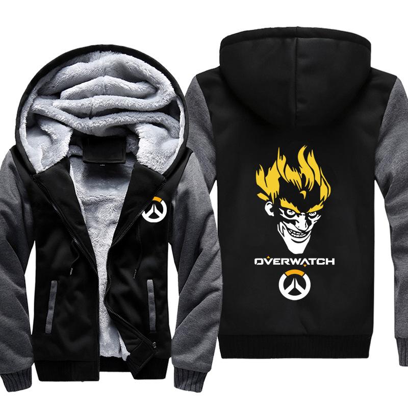 Overwatch Rat  Jackets - Zip Up Black Super Cool Jacket