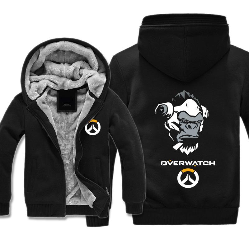 Overwatch Death Winston Jackets - Black Super Cool Jacket