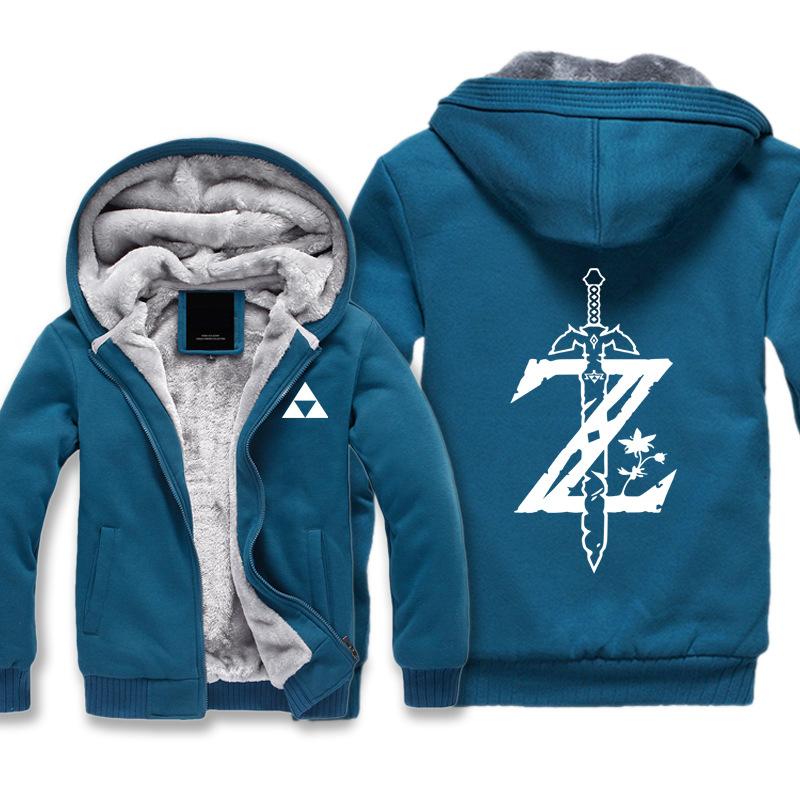 ZELDA Jackets - Solid Color ZELDA Breath of Wilderness Super Cool Fleece Jacket