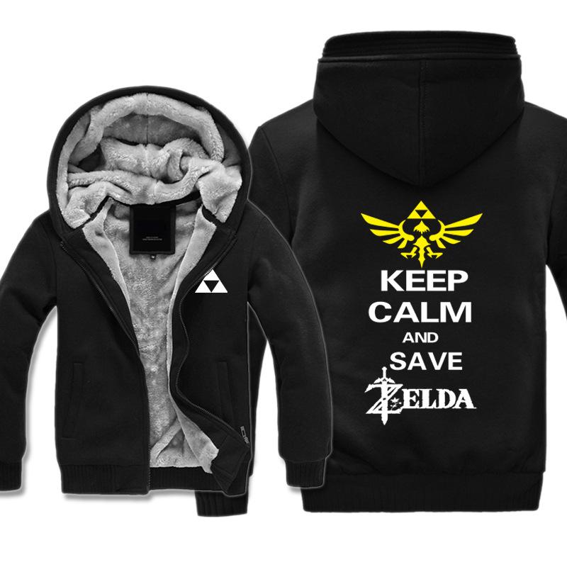 ZELDA Jackets - Solid Color ZELDA Eye of The Truth Super Cool Fleece Jacket