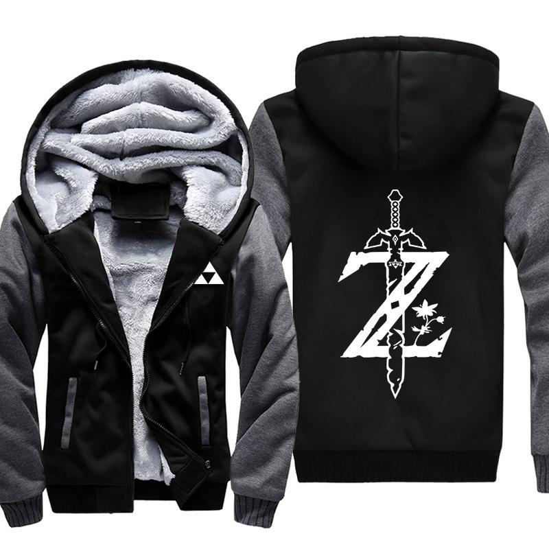 ZELDA Jackets - Solid Color ZELDA Breath of Wilderness Super Cool Fleece Jacket