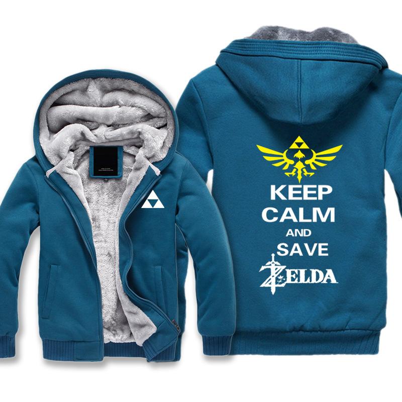 ZELDA Jackets - Solid Color ZELDA Eye of The Truth Super Cool Fleece Jacket