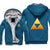 ZELDA Jackets - Solid Color ZELDA Golden Triangle Super Cool Fleece Jacket