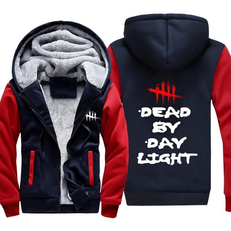 Dead by Daylight Jackets - Solid Color Dead by Daylight Game Icon Fleece Jacket