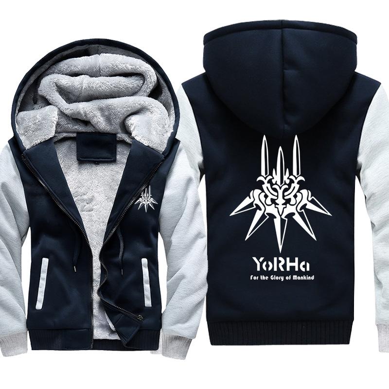 NieR: Automata Jackets - Solid Color NieR: Automata Yorha LOGO Icon Super Cool Jacket