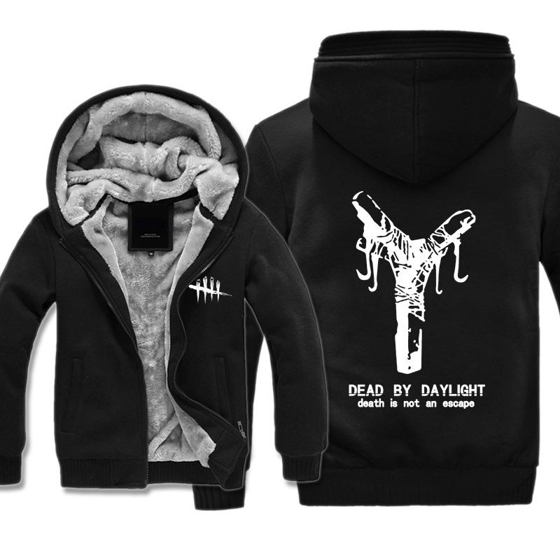 Dead by Daylight Jackets - Solid Color Dead by Daylight Icon Fleece Jacket