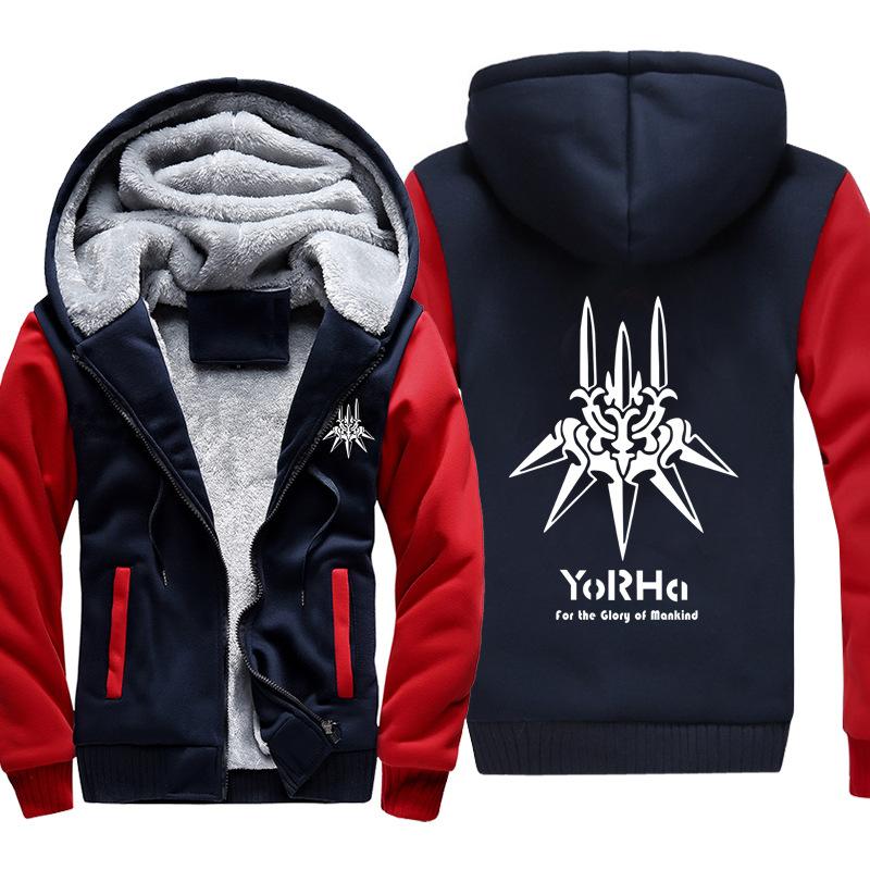 NieR: Automata Jackets - Solid Color NieR: Automata Yorha LOGO Icon Super Cool Jacket