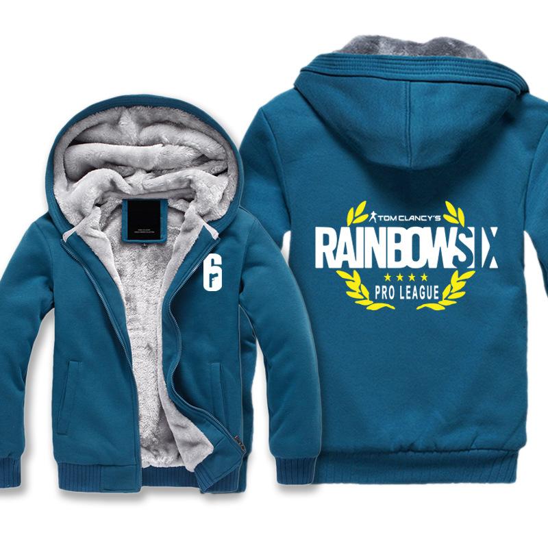 Rainbow Six Jackets - Solid Color Rainbow Six Game Yellow Icon Super Cool Fleece Jacket