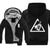 Rainbow Six Jackets - Solid Color Rainbow Six LOGO Icon Super Cool Fleece Jacket
