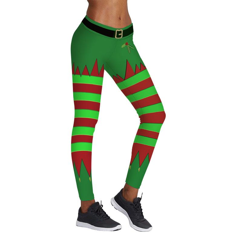 Christmas Leggings - Women 3D Xmas Theme Elastic Legging