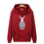 Harajuku Style Hoodies - Solid Color Harajuku Style Series Deer Super Cool Fleece Hoodie