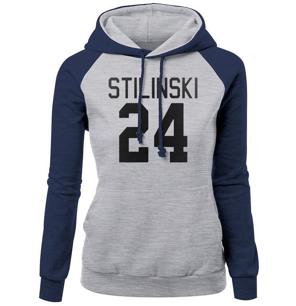 Basketball Hoodies - Women Basketball Hoodie Series 24 Numbering Fleece Hoodie