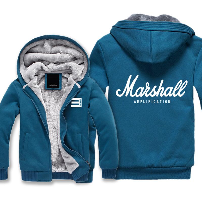 Eminem Jackets - Solid Color Eminem Marshall Super Cool Fleece Jacket