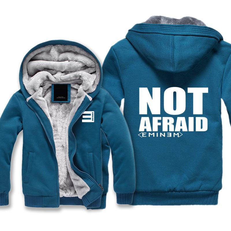 Eminem Jackets - Solid Color Eminem Not Afraid Icon Super Cool Fleece Jacket