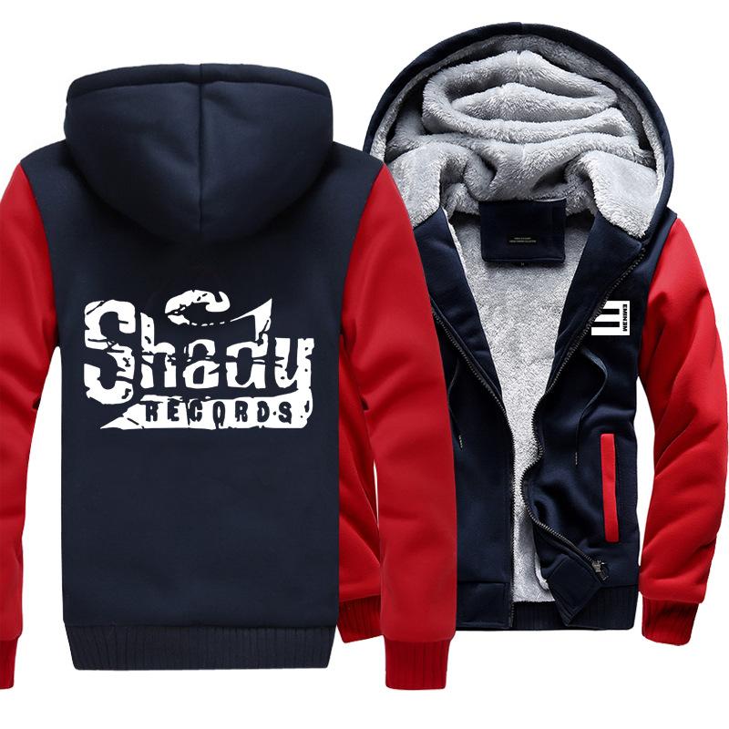 Eminem Jackets - Solid Color Eminem Shady Records Super Cool Fleece Jacket