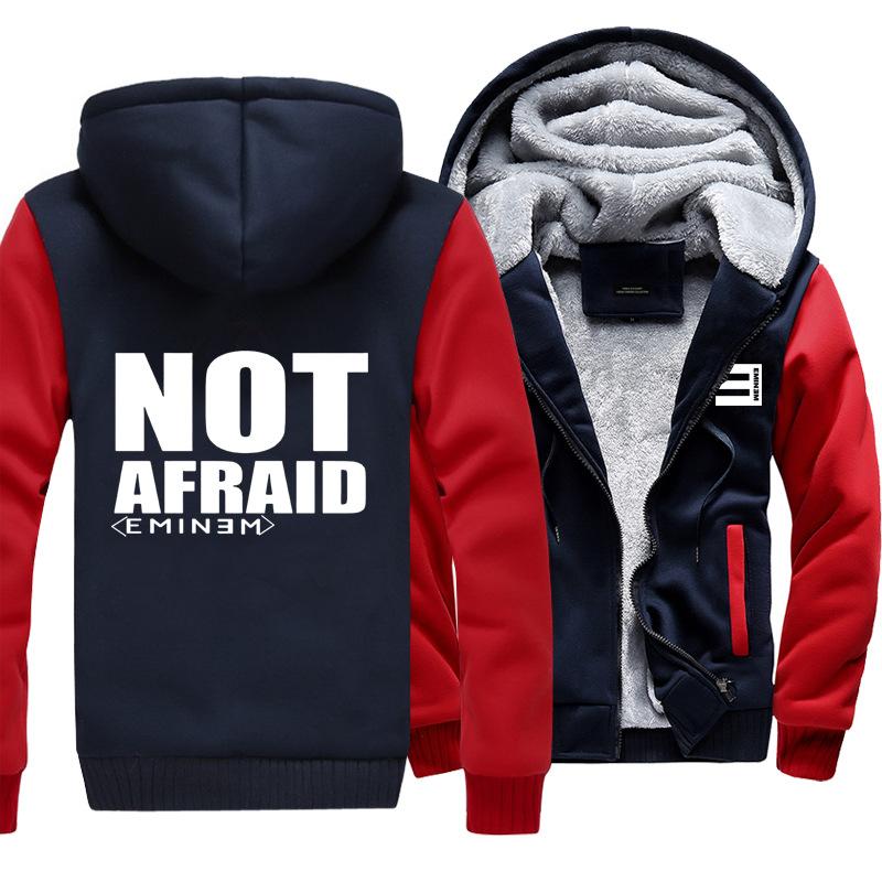 Eminem Jackets - Solid Color Eminem Not Afraid Icon Super Cool Fleece Jacket