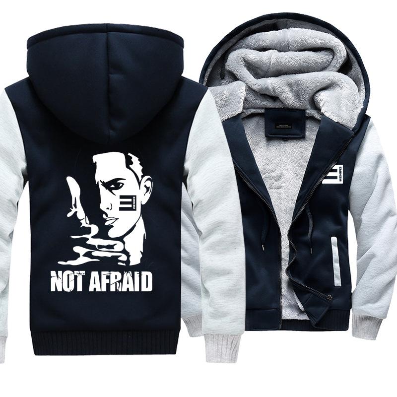 Eminem Jackets - Solid Color Eminem Not Afraid Super Cool Fleece Jacket