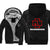 Rammstein  Jackets - Solid Color Rammstein Series Red Logo Icon Super Cool Fleece Jacket