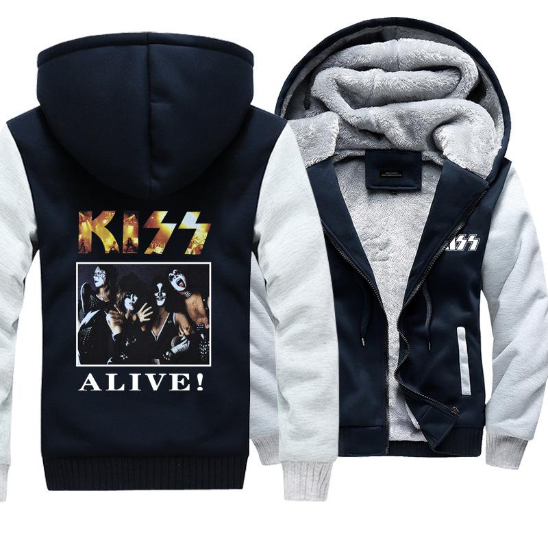 Kiss Jackets - Solid Color Kiss Series Super Cool Fleece Jacket