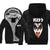 Kiss Jackets - Solid Color Kiss Series Logo Icon Super Cool Fleece Jacket