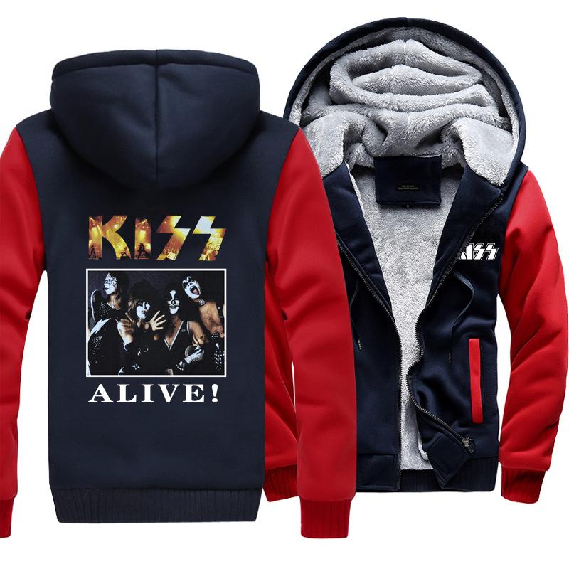 Kiss Jackets - Solid Color Kiss Series Super Cool Fleece Jacket