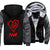 Marilyn Manson Jackets - Solid Color Marilyn Manson Rock Band Red Icon Super Cool Fleece Jacket