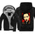 Marilyn Manson Jackets - Solid Color Marilyn Manson Spoof Icon Fleece Jacket