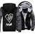 Marilyn Manson Jackets - Solid Color Marilyn Manson Rock Band White Icon Super Cool Fleece Jacket