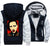 Marilyn Manson Jackets - Solid Color Marilyn Manson Spoof Icon Fleece Jacket