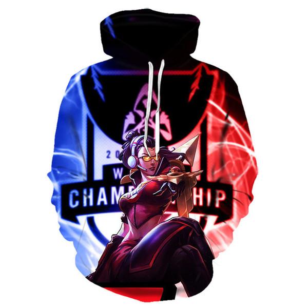 3D Printed League of legends Hoodies