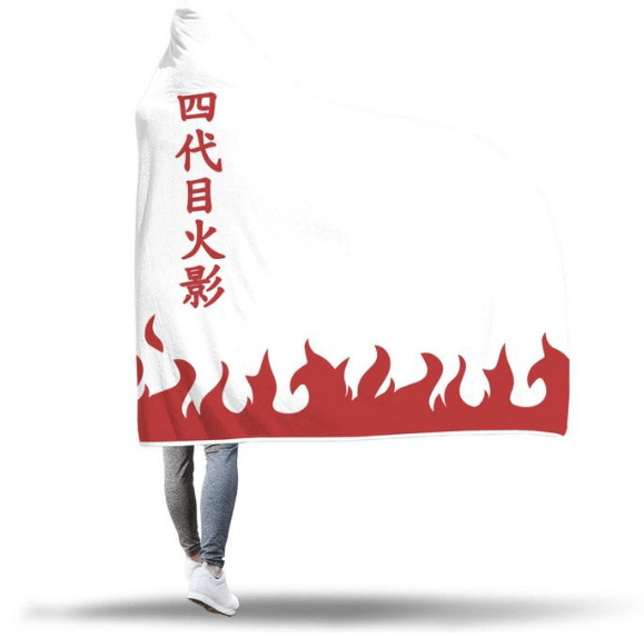 Naruto Hooded Blankets - Naruto Fourth Hokage Hooded Blanket