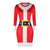 Christmas Dresses - Knee-Length Xmas Red Dress