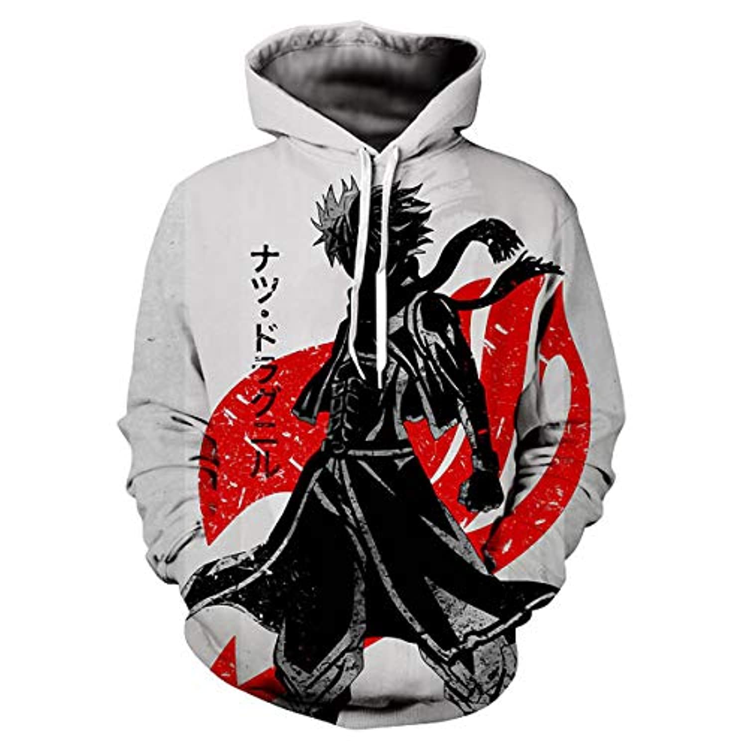 Fairy Tail 3D Printed Pullovers - Pocket Drawstring Hoodie