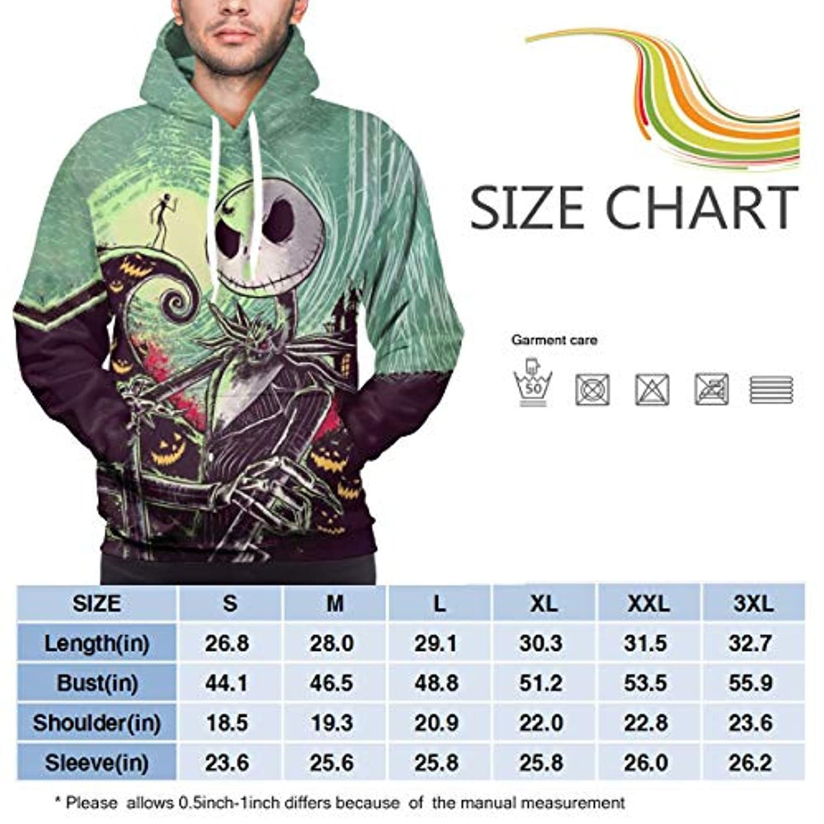 Unisex The Nightmare Before Christmas Sweatshirt Hoodie