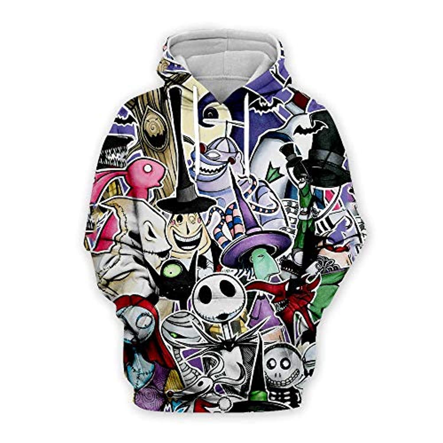 The Nightmare Before Christmas 3D Printed Pullover Hoodie