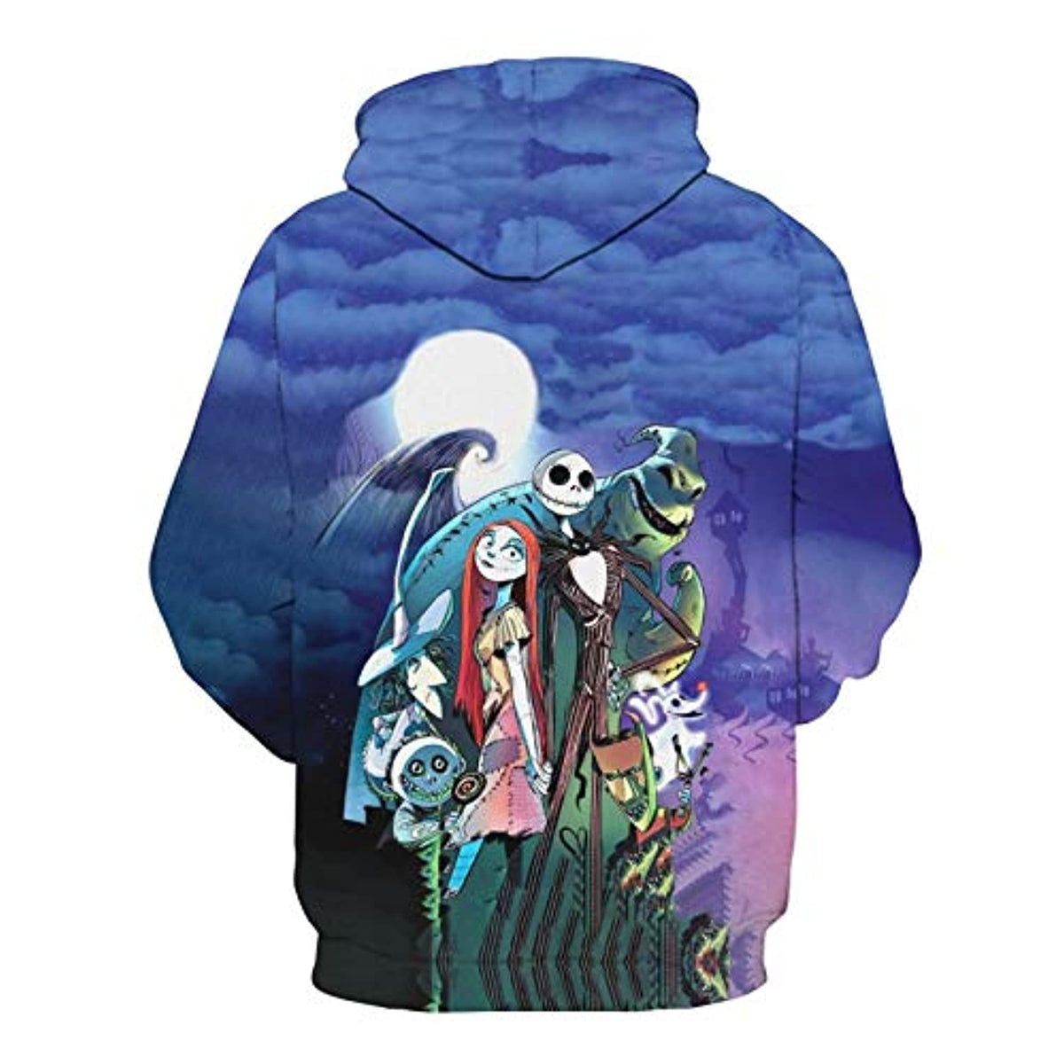 Nightmare Before Christmas Jack Skellington Hooded Sweatshirt Hoodie