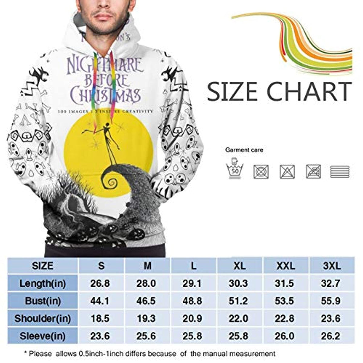 The Nightmare Before Christmas 3D Printed Sweatshirts Hoodie