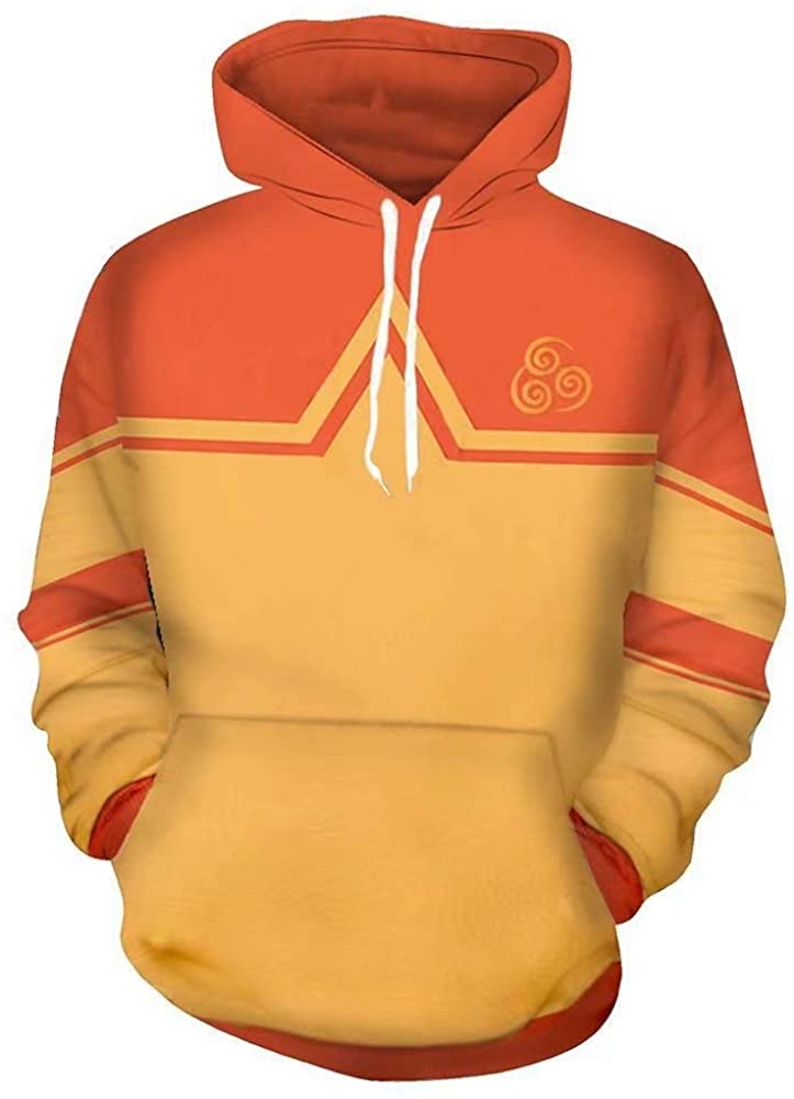 Avatar The Last Airbender Hoodie - Unisex 3D Print Pullover Sweatshirts