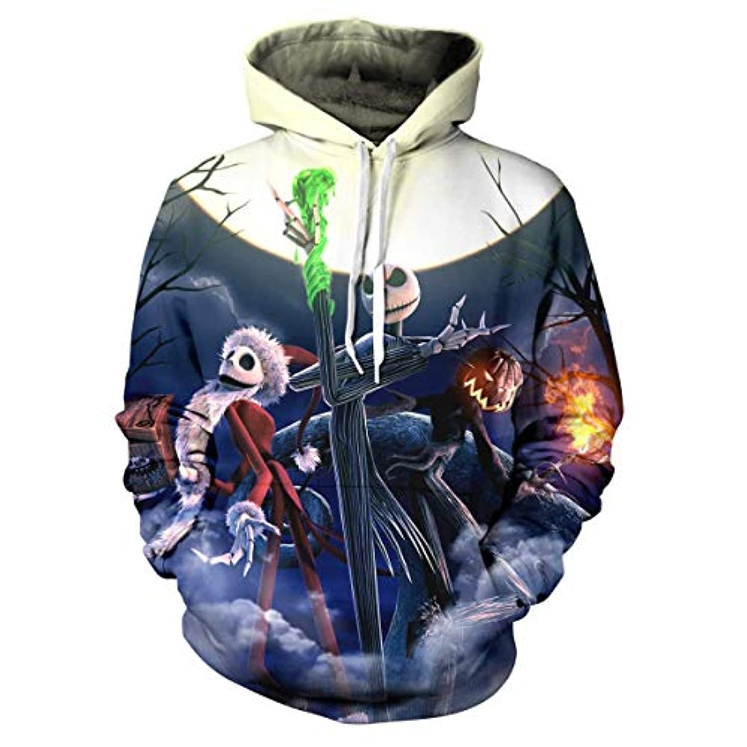 The Nightmare Before Christmas 3D Printed Pullover Hoodie