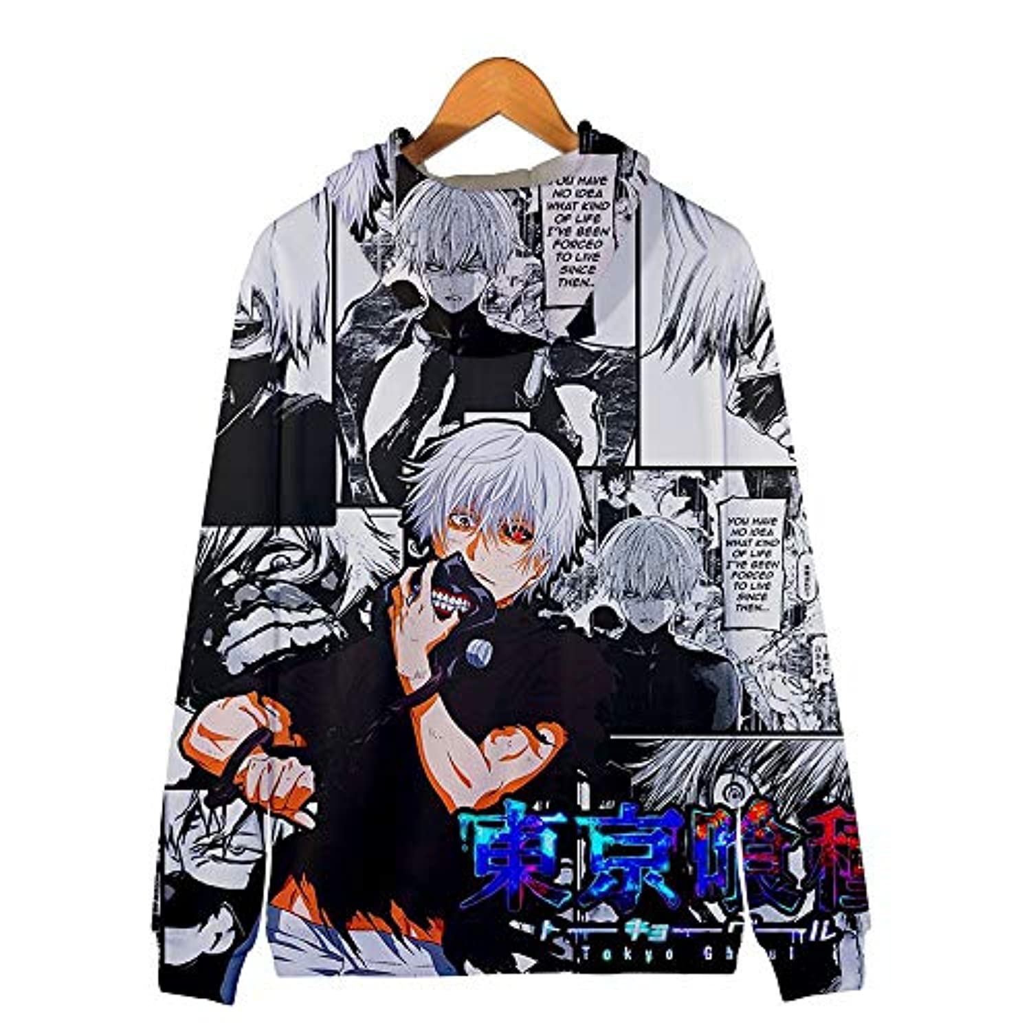 Anime Tokyo Ghoul Hoodie - Kaneki Ken Jacket Hoody Pullovers